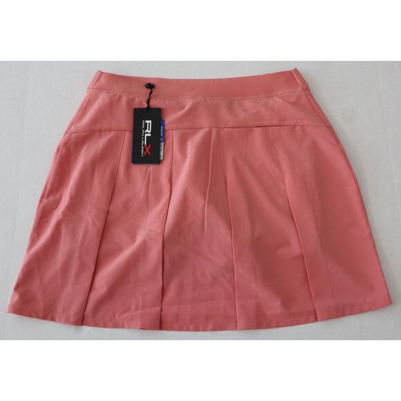 Ralph Lauren RLX Women's Sz S Pink Stretch Back Pleated AIM 17" Golf Skort - Picture 9 of 12